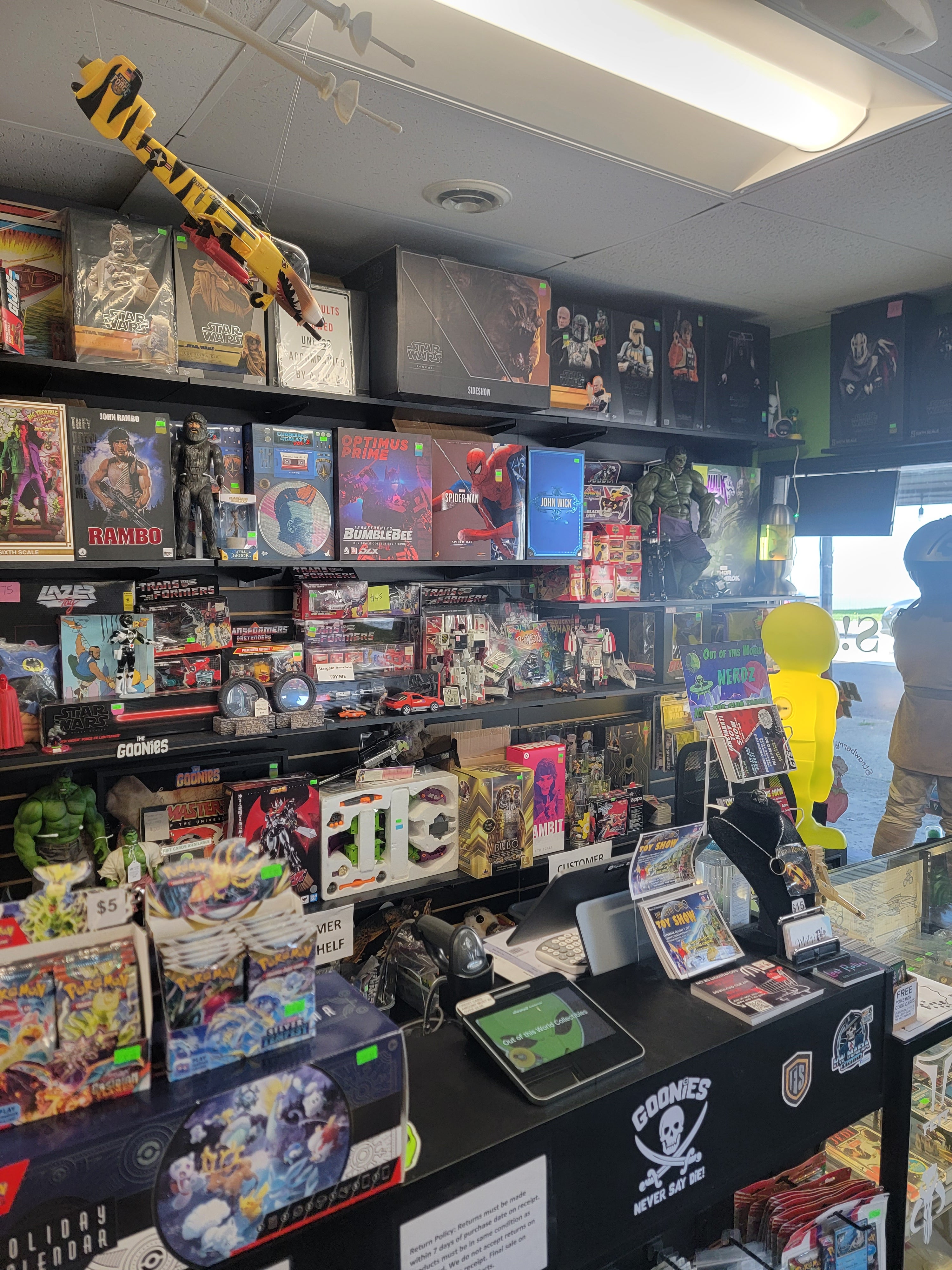 Video game collectibles store store